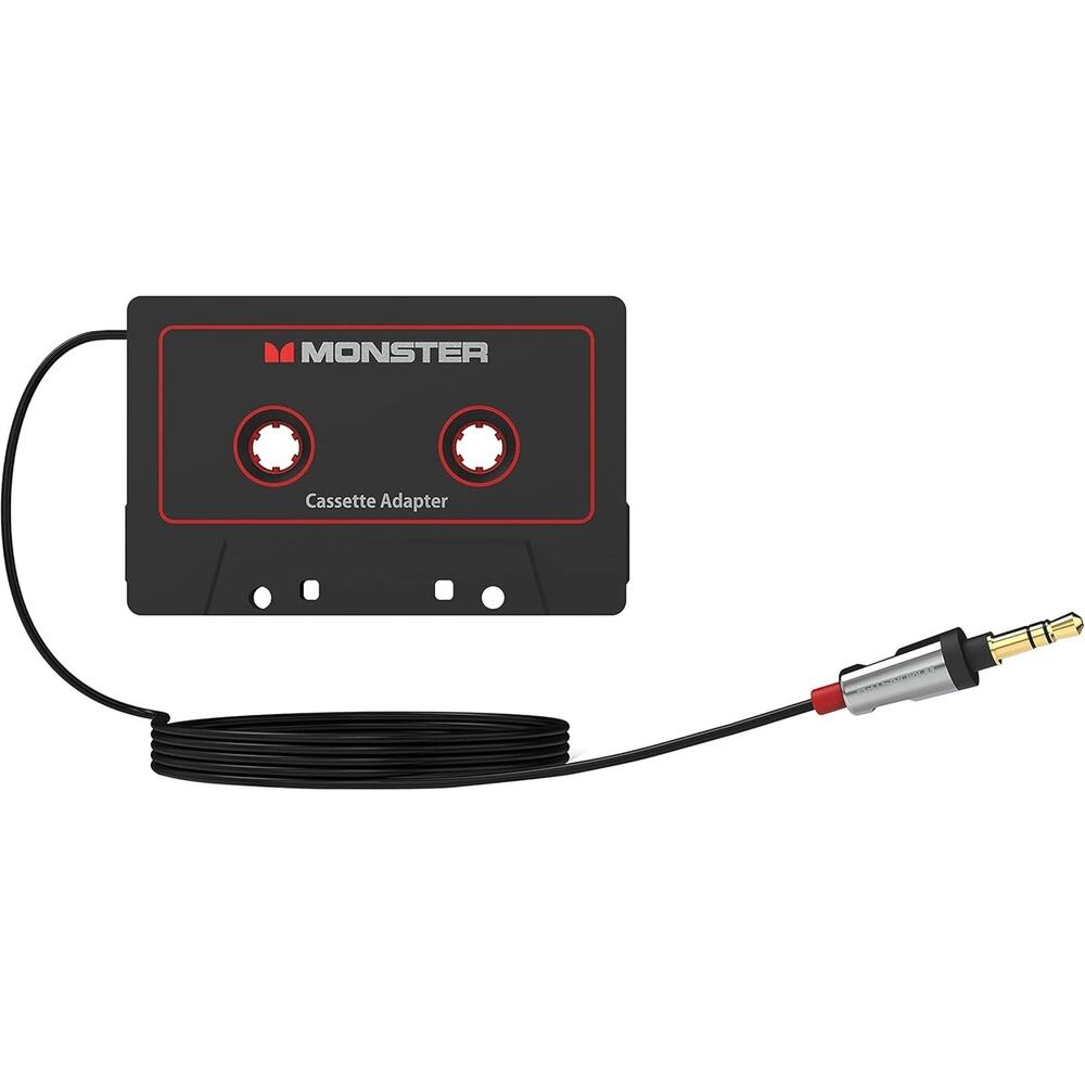 Monster iCarPlay Cassette Adapter 800 for MP3s and Smartphones Multilingual